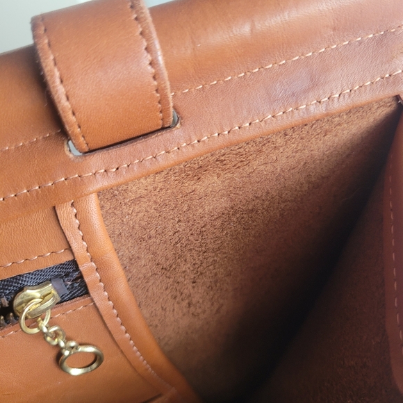 Vintage Coach Barclay Tote Multipurpose  Briefcase Shoulder Bag, Tan - Picture 12 of 17